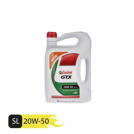 روغن موتور خودرو کاسترول مدل GTX حجم 4 لیتر