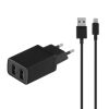 شارژر دیواری دبلیو یو دبلیو مدل T42 به‌ همراه کابل USB-C