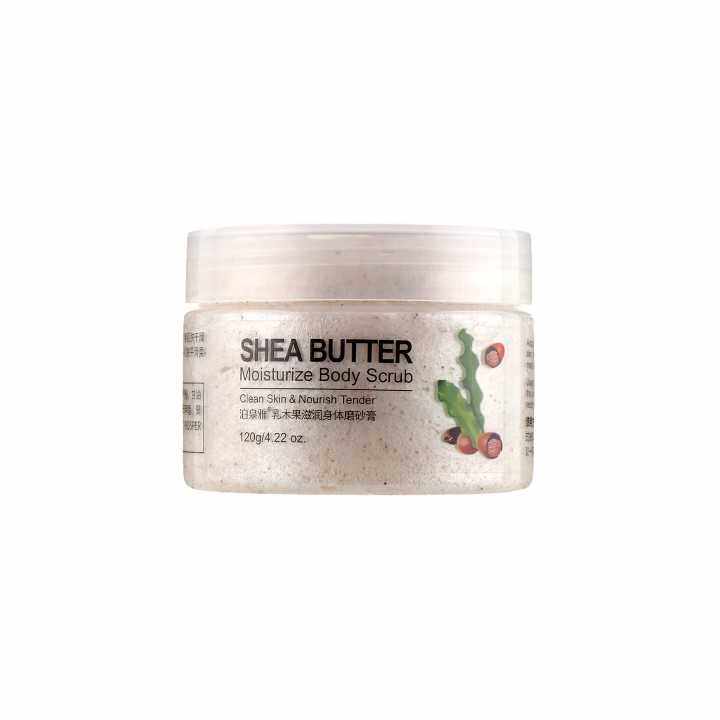 اسکراب لایه بردار پوست بایو آکوا مدل SHEABUTTER وزن 120 گرم اسکراب لایه بردار پوست بایو آکوا مدل SHEABUTTER وزن 120 گرم
