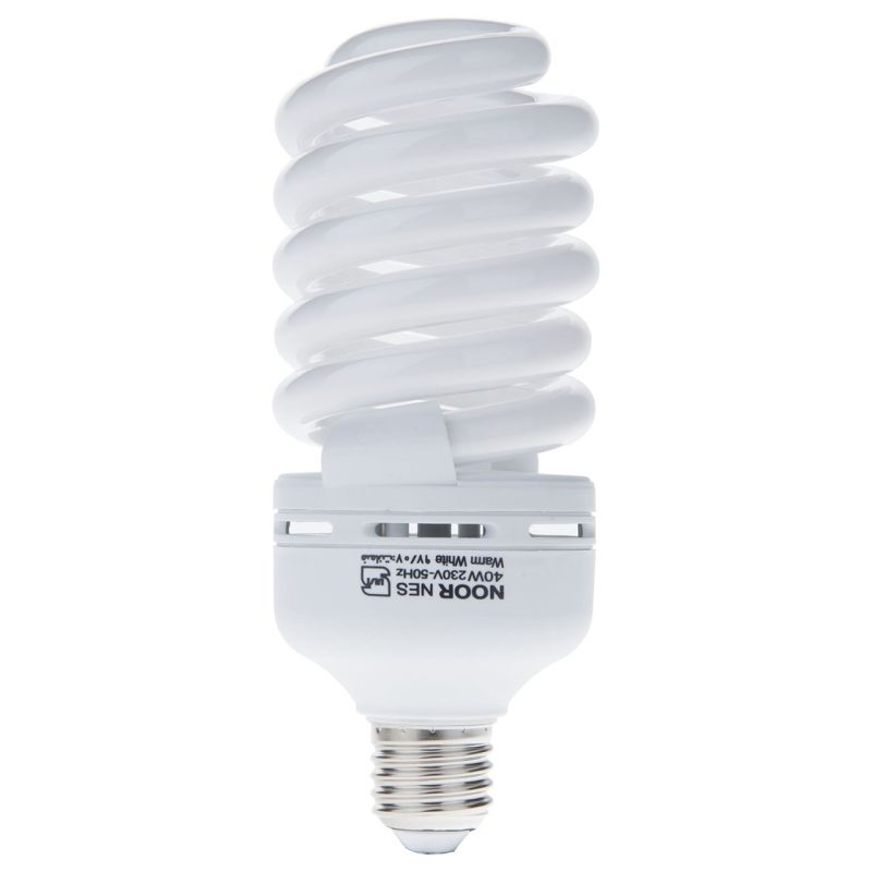 لامپ کم مصرف 40 وات نور مدل NES-FS-40W پایه E27 لامپ کم مصرف 40 وات نور مدل NES-FS-40W پایه E27