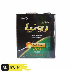 روغن موتور خودرو ایرانول مدل 30-5W حجم 5 لیتر