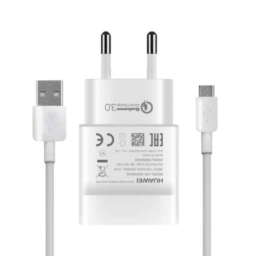 شارژر دیواری هوآوی مدل HW-059200EHQ-QC3 به همراه کابل تبدیل microUSB