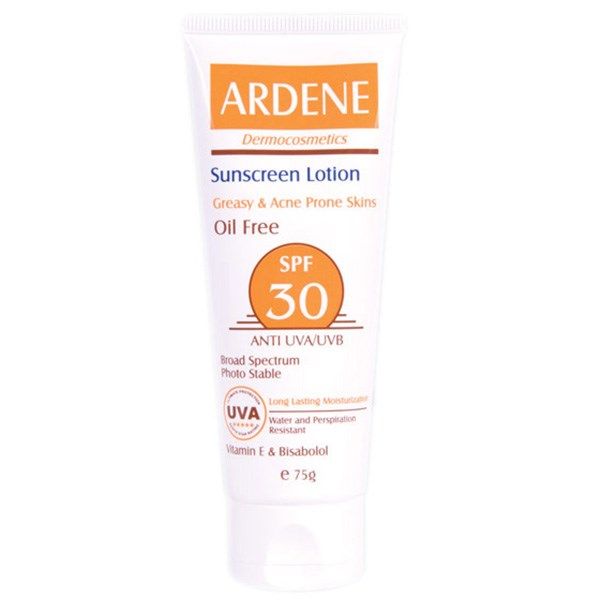 لوسیون ضدآفتاب آردن SPF30 فاقد چربی وزن 75 گرم لوسیون ضدآفتاب آردن SPF30 فاقد چربی وزن 75 گرم