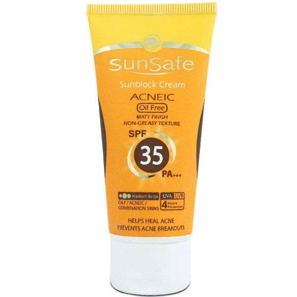 کرم ضد آفتاب آنتی آکنه سان سیف SPF35 کرم ضد آفتاب آنتی آکنه سان سیف SPF35