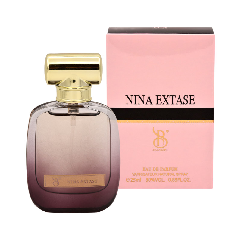 عطر جیبی زنانه برندینی مدل Nina Extase حجم 25 میلی لیتر عطر جیبی زنانه برندینی مدل Nina Extase حجم 25 میلی لیتر