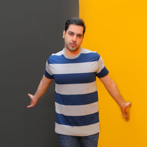 تی شرت آستین کوتاه مردانه باینت مدل 474-1