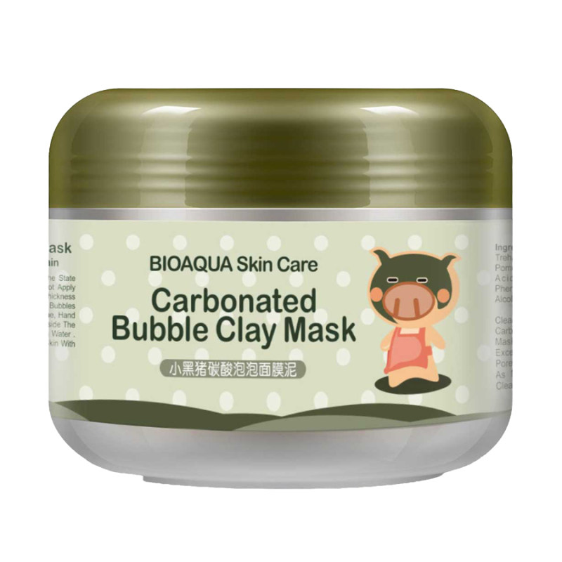 ماسک صورت بایو آکوا مدل Carbonated Bubble Clay حجم 100 میلی لیتر ماسک صورت بایو آکوا مدل Carbonated Bubble Clay حجم 100 میلی لیتر