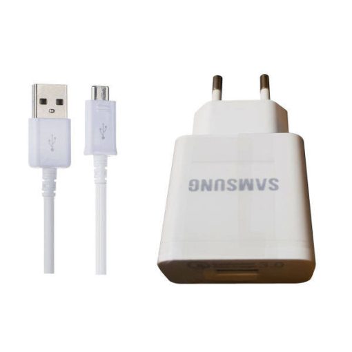 شارژر دیواری سامسونگ مدل S9 به همراه کابل تبدیل MicroUSB