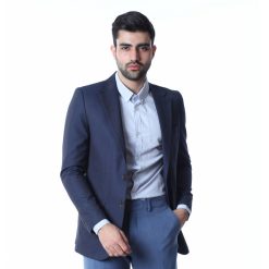 کت تک مردانه سولا مدل SM101600034-Blue-Navy