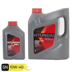 روغن موتور خودرو هیوندای اکستیر مدل G700 10W40 SN مجموعه 2 عددی