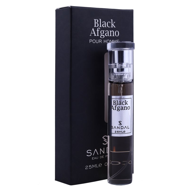 عطر جیبی مردانه صندل مدل بلک افغان حجم 25 میلی لیتر عطر جیبی مردانه صندل مدل بلک افغان حجم 25 میلی لیتر
