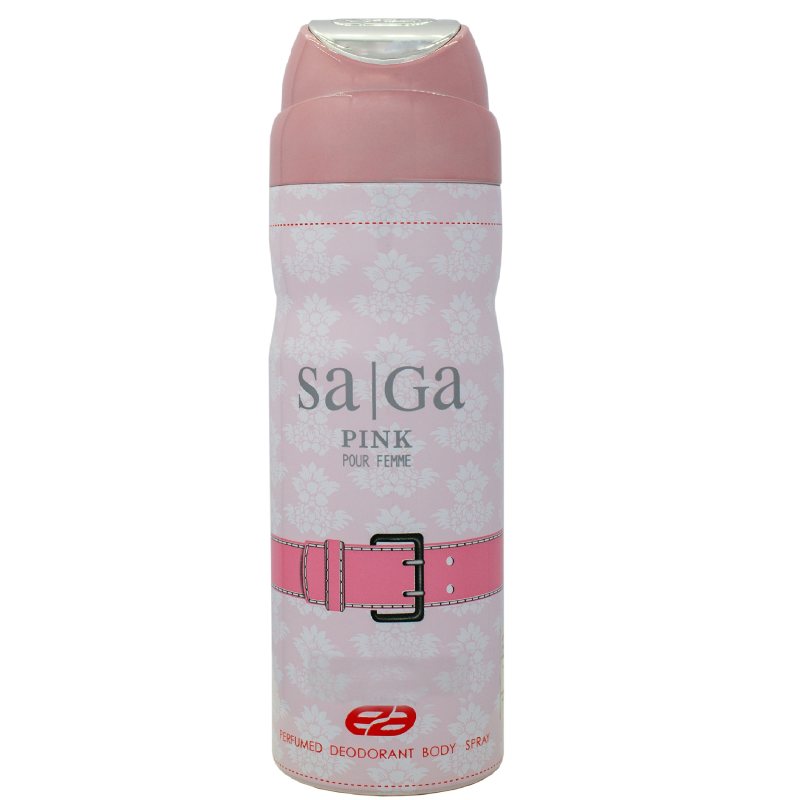 اسپری خوشبو کننده بدن زنانه عماد آرا مدل Saga Pink حجم 200 میلی لیتر اسپری خوشبو کننده بدن زنانه عماد آرا مدل Saga Pink حجم 200 میلی لیتر