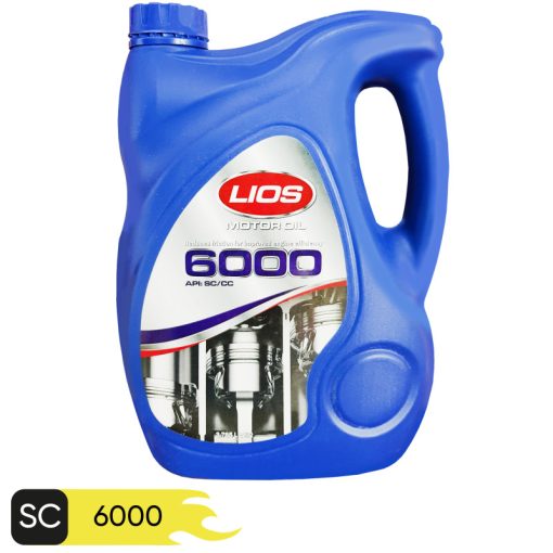 روغن موتور خودرو لیوس مدل 6000 ظرفیت 3785 میلی لیتر