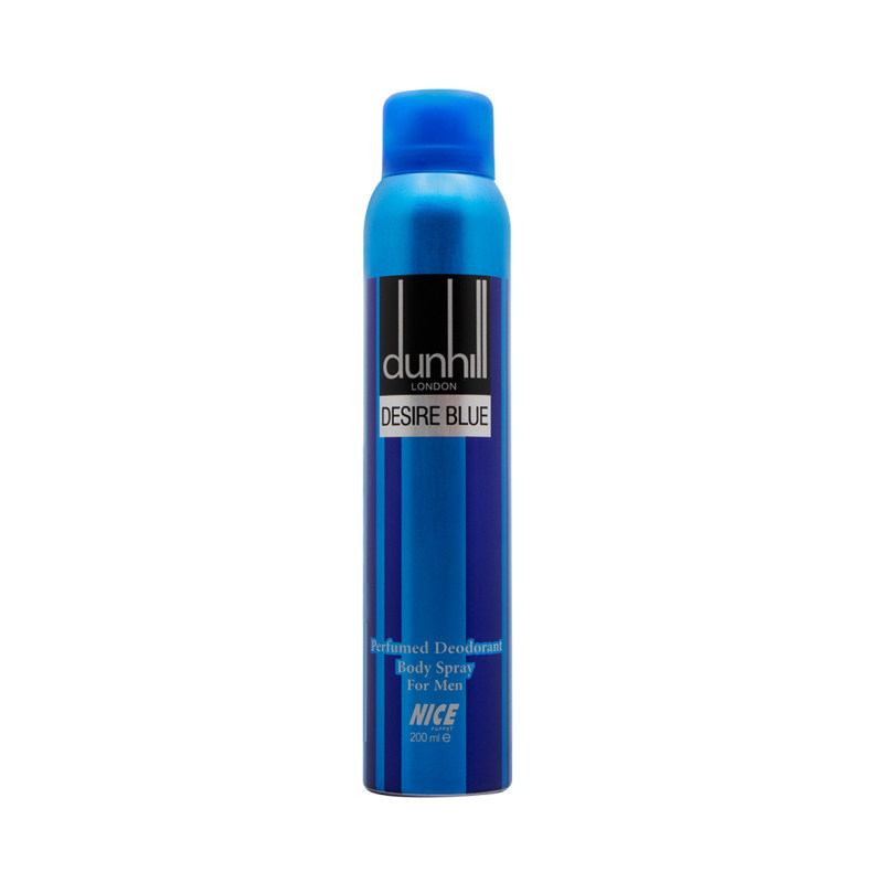 اسپری خوشبو کننده بدن مردانه نایس پاپت مدل Dunhill Desire Blue حجم 200 میلی لیتر اسپری خوشبو کننده بدن مردانه نایس پاپت مدل Dunhill Desire Blue حجم 200 میلی لیتر