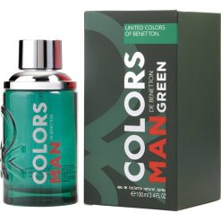 ادو تویلت مردانه بنتون مدل Colors Man Green حجم 100 میلی لیتر