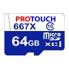 کارت حافظه‌ microSDXC پروتاچ مدل ULTRA کلاس 10 استاندارد UHS-1 U3 سرعت 120MBps ظرفیت 128 گیگابایت به همراه آداپتور SD