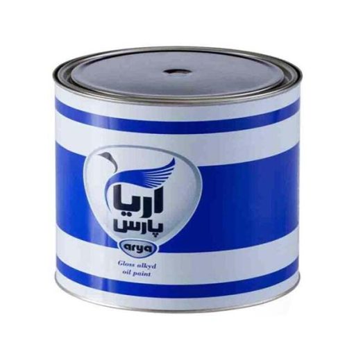 رنگ سفید براق آریا پارس مدل 001 حجم 1 لیتر