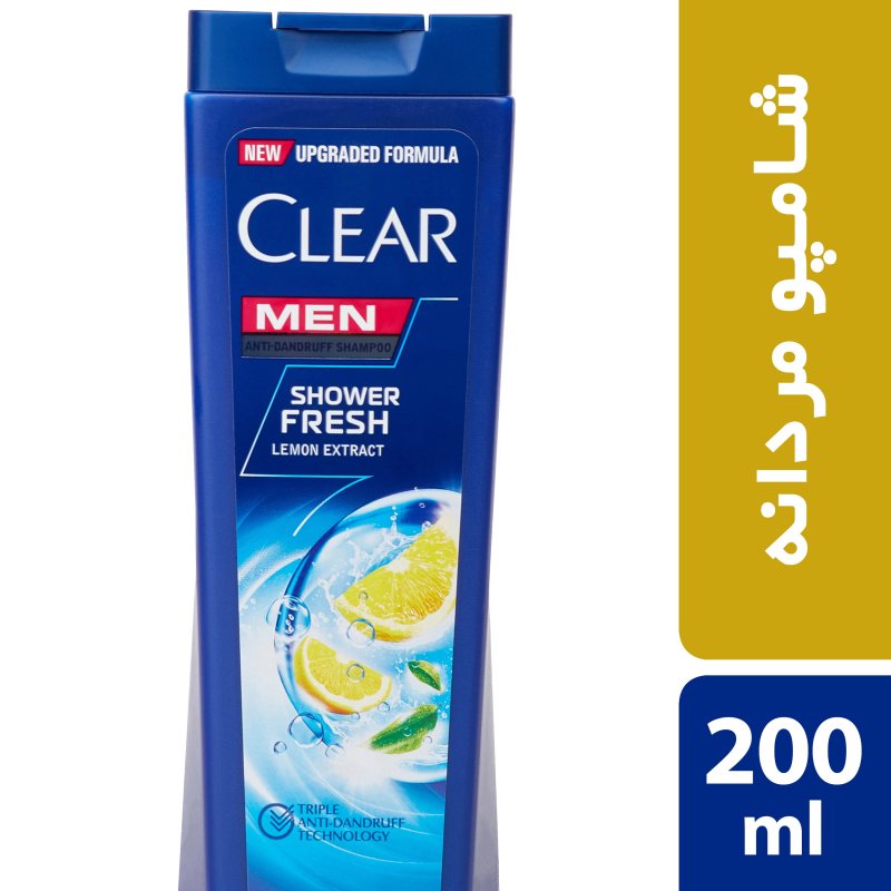 شامپو ضد شوره آقایان کلییر مدل Shower Fresh حجم 200 میلی لیتر شامپو ضد شوره آقایان کلییر مدل Shower Fresh حجم 200 میلی لیتر