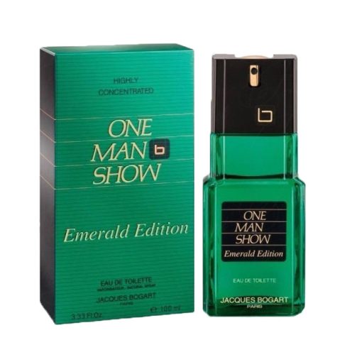 ادو تویلت مردانه ژاک بوگارت مدل One Man Show Emerald Edition حجم 100 میلی لیتر