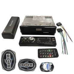 پخش کننده خودرو مکسیدر مدل VV8818BTبه همراه اسپیکر خودرو مکسیدرمدل MX-CX6950