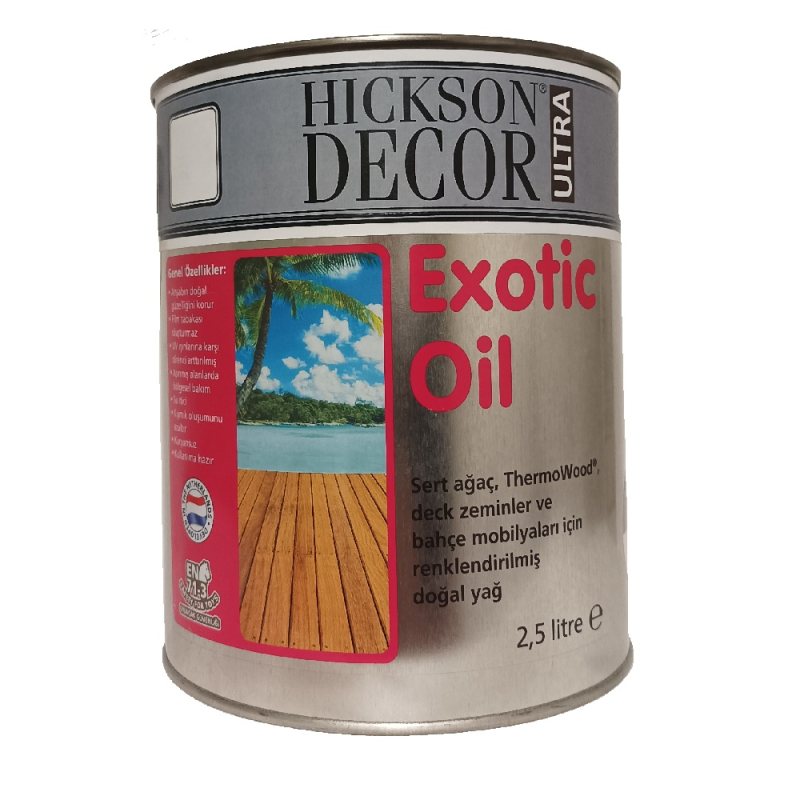 رنگ روغن چوب و ترموود قهوه ای روشن هیکسون دکور مدل Exotic.BR حجم 2.5 لیتر رنگ روغن چوب و ترموود قهوه ای روشن هیکسون دکور مدل Exotic.BR حجم 2.5 لیتر