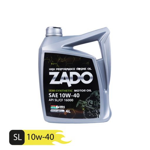 روغن موتور خودرو زادو مدل SAE 10W40-16000 حجم 4 لیتر