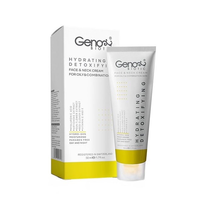کرم آبرسان ژنوبایوتیک مدل Oily Detoxifing حجم 50 میلی لیتر کرم آبرسان ژنوبایوتیک مدل Oily Detoxifing حجم 50 میلی لیتر