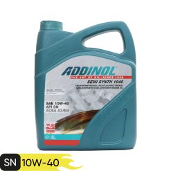 روغن موتور ادینول مدل 10W-40 ظرفیت 4 لیتر