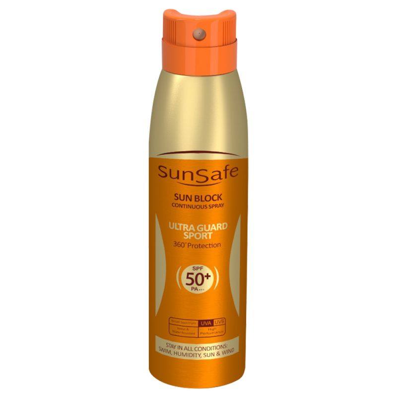 اسپری ضد آفتاب سان سیف مدل Ultra Guard حجم 150 میلی لیتر اسپری ضد آفتاب سان سیف مدل Ultra Guard حجم 150 میلی لیتر