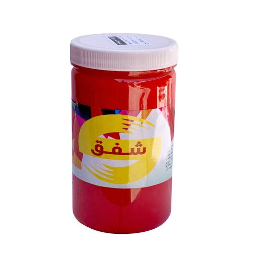 رنگ تمام پلاستیک قرمز شفق کد P310 حجم 1 لیتر