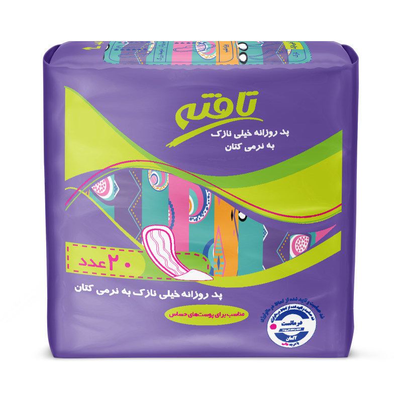 پد روزانه تافته مدل Ultra Thin بسته 20 عددی پد روزانه تافته مدل Ultra Thin بسته 20 عددی