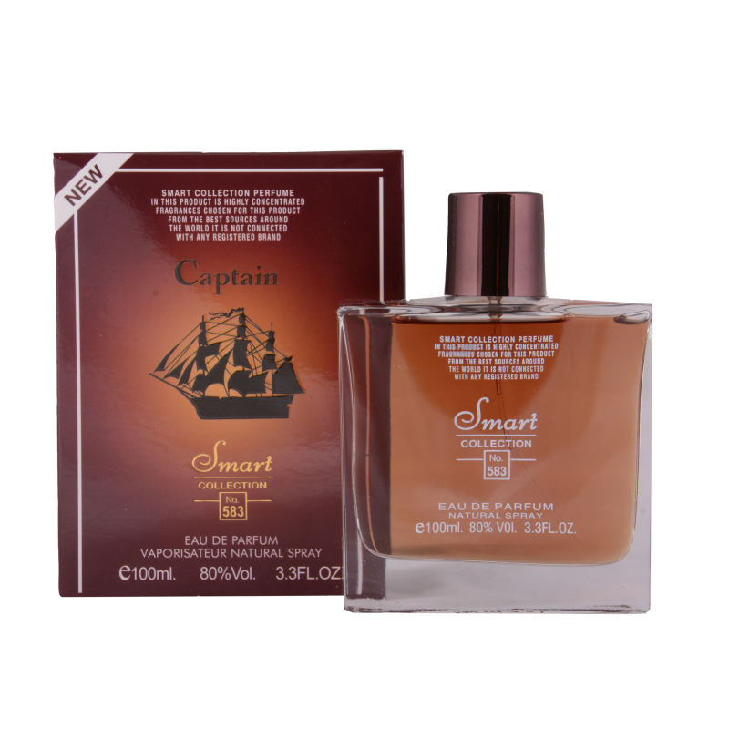 ادو پرفیوم مردانه اسمارت کالکشن مدل Captain Black 583 حجم 100 میلی لیتر ادو پرفیوم مردانه اسمارت کالکشن مدل Captain Black 583 حجم 100 میلی لیتر
