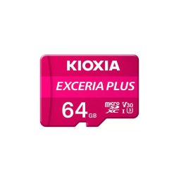 کارت حافظه microSDXC کیوکسیا مدل Exceria کلاس 10 استاندارد UHS-I U3 سرعت 100MBps ظرفیت 64 گیگابایت به همراه آداپتور SD