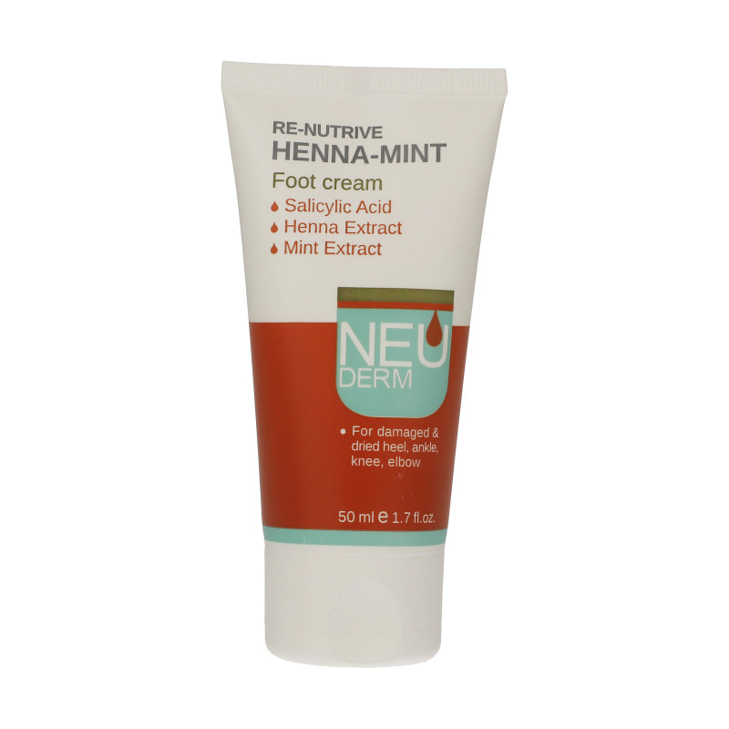 کرم ترک پا نئودرم مدل Henna-Mint حجم 50 میلی لیتر کرم ترک پا نئودرم مدل Henna-Mint حجم 50 میلی لیتر