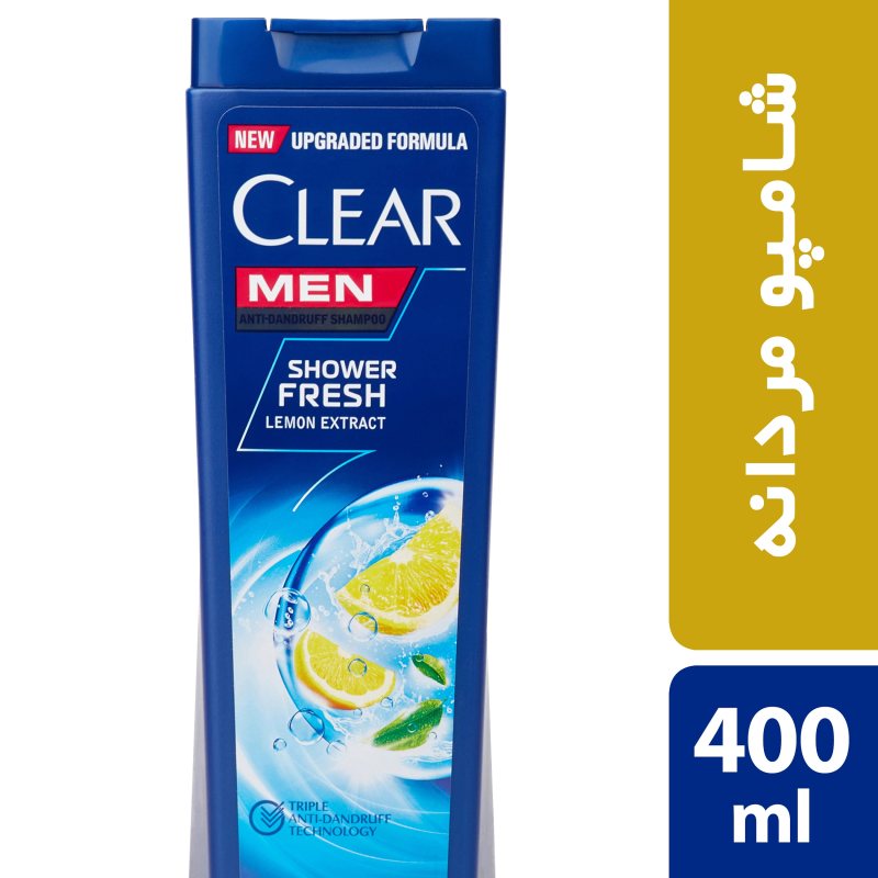 شامپو ضد شوره آقایان کلییر مدل Shower Fresh حجم 400 میلی لیتر شامپو ضد شوره آقایان کلییر مدل Shower Fresh حجم 400 میلی لیتر