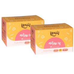 پد بهداشتی روزانه پنبه ریز مدل ultra thin مجموعه 2 عددی