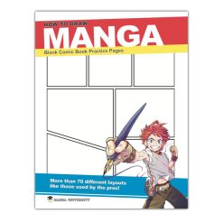 کتاب how to draw manga: Blank Comic Book Practice Pages اثر Ryo Katagiri نشر Manga University