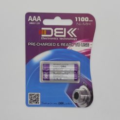 باتری نیم قلمی قابل شارژ دی بی کی مدل AAA 1100 بسته 2 عددی