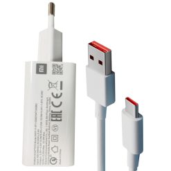 شارژر دیواری شیائومی مدل Note 8 pro به همراه کابل تبدیل USB-C
