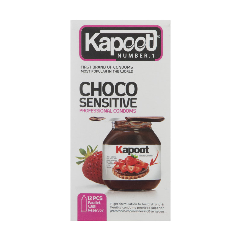 کاندوم تاخیری کاپوت مدل Sensitive بسته 12 عددی کاندوم تاخیری کاپوت مدل Sensitive بسته 12 عددی