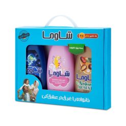 شامپو مو شاوما مدل Argan and Macadamia Oil حجم 400 میلی لیتر مجموعه 3 عددی