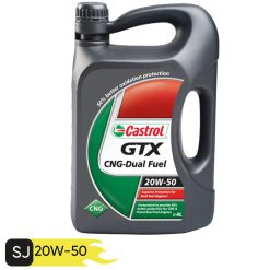 روغن موتور خودرو کاسترول مدل  GTX CNG Dual Fuel 20W50 حجم 4 لیتر