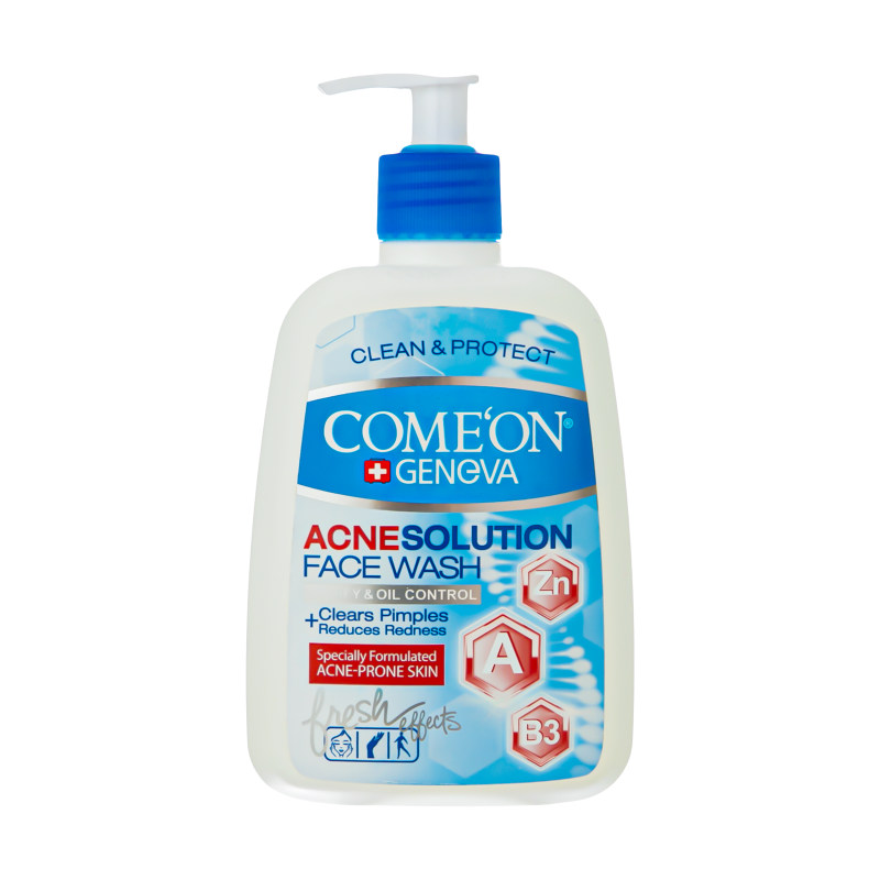 ژل شستشو صورت کامان مدل Acne Solution حجم 500 میلی لیتر ژل شستشو صورت کامان مدل Acne Solution حجم 500 میلی لیتر