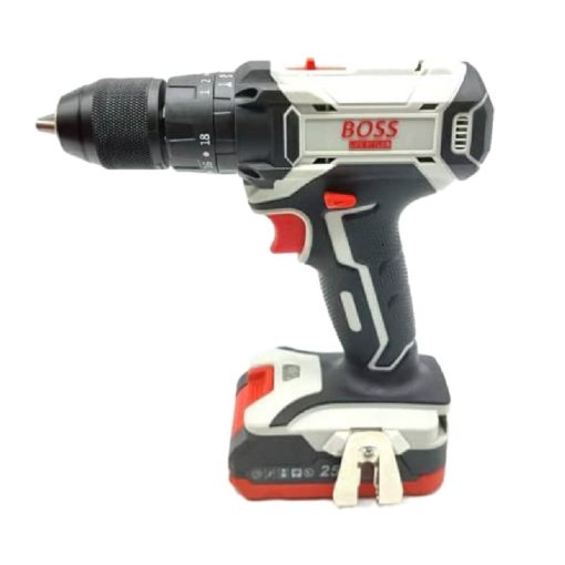 دریل پیچ گوشتی شارژی چکشی باس مدل Hammer Boss 25v