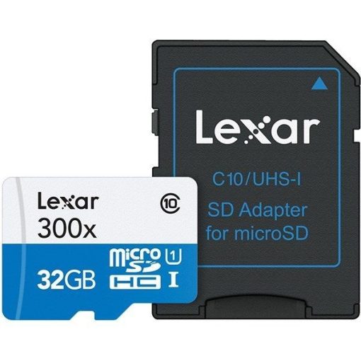 کارت حافظه مدل 300x کلاس 10 استاندارد UHS-I U1 سرعت 45mb/s ظرفیت 32 گیگابایت به همراه آداپتور SD